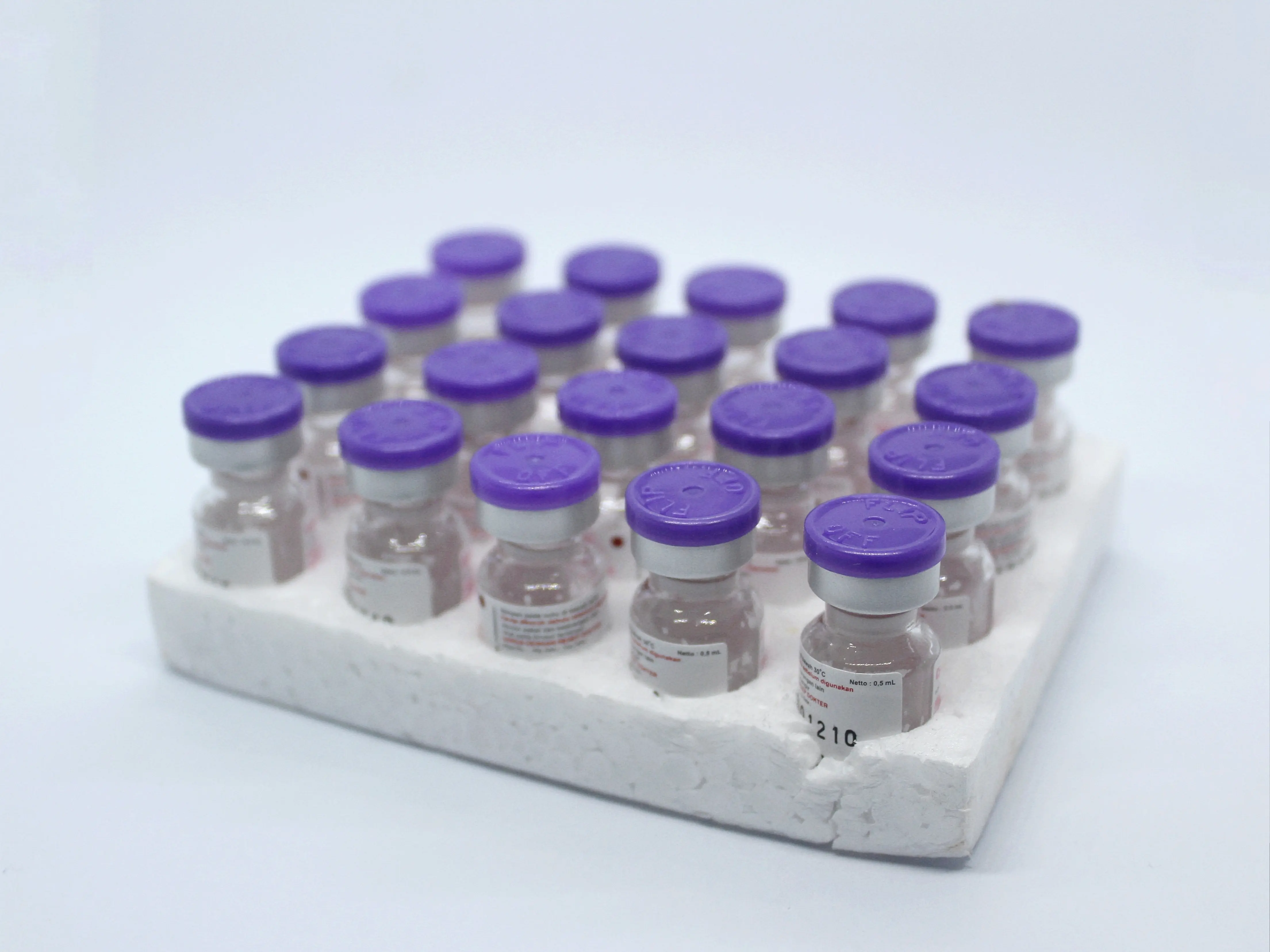 Contraceptive,Injection,Medicine,In,Vials,Packaging,Isolated,On,White,Background.