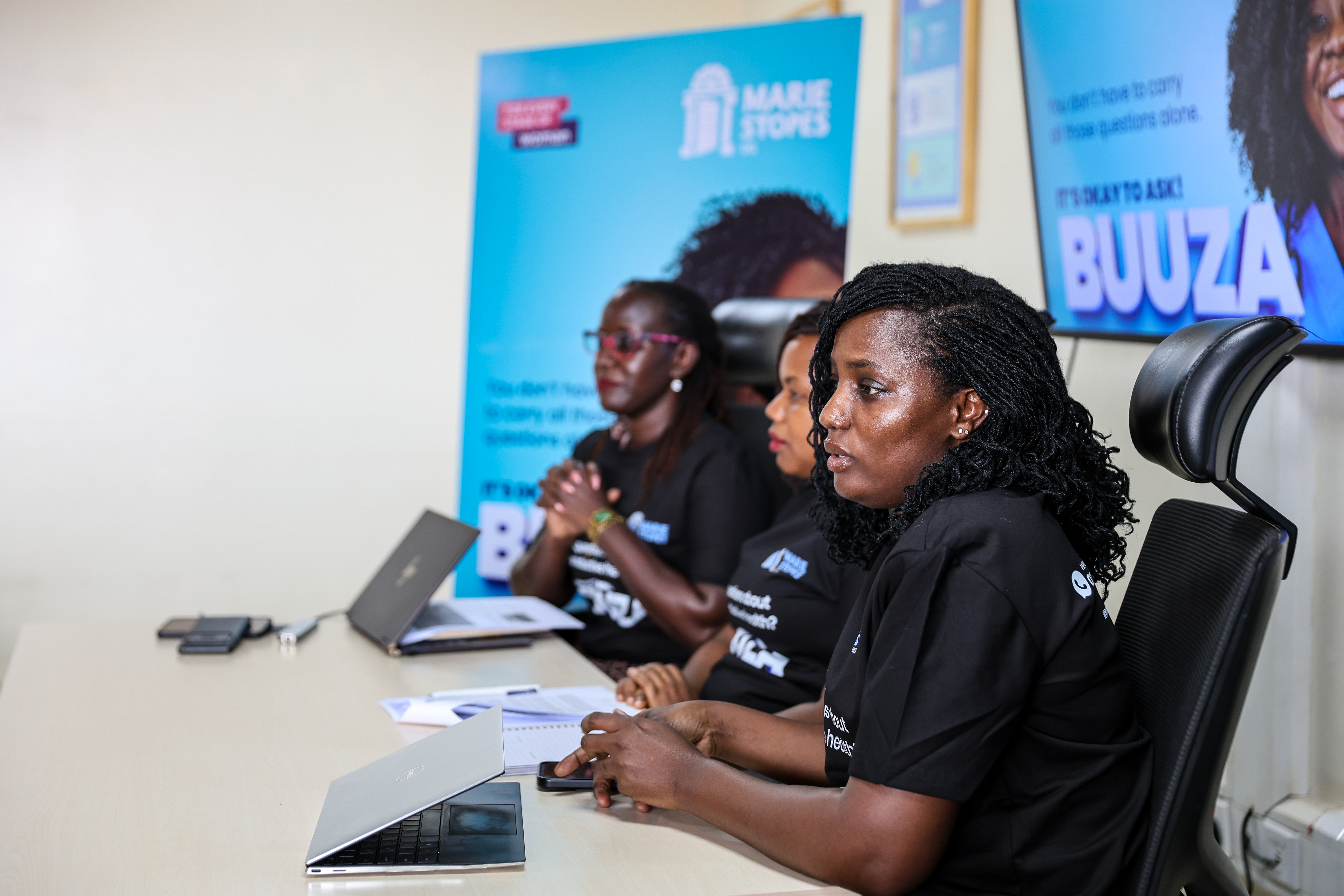 Joyeuse Uwitonze, Hospital Manager at The BUUZA campaign launch